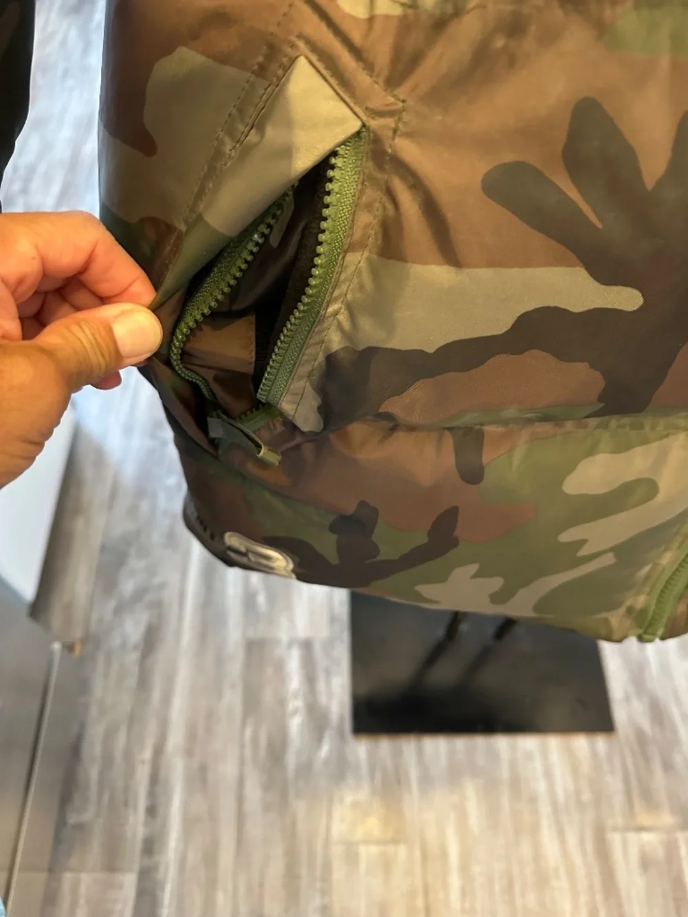 NWT Mens US Polo Camo Puffer Jacket Large